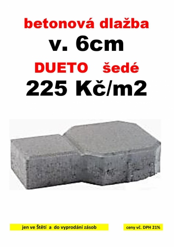 dueto 6cm   šedé