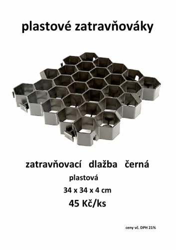 plastové zatravňováky